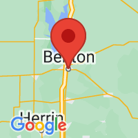 Map of Benton, IL US